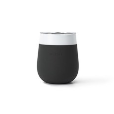 W&P 隔熱陶瓷玻璃保冷瓶, 325ml, 炭灰色