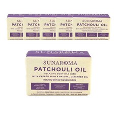 SUNAROMA 廣藿香放鬆精油皂, 226g, 6個