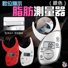 數位顯示脂肪測量器/皮脂鉗 （銀色）