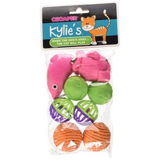 Kylie's 老鼠造型貓玩具+玩具球組 4款, 1個