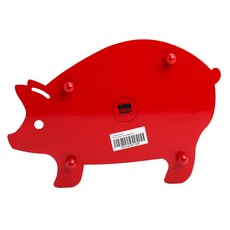 now DESIGNS 小豬造型金屬鍋架, 1個, 紅色的