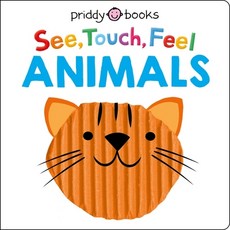 (英文圖書)See Touch Feel: Animals Board Books, Priddy Books Us, 英文, 硬頁書