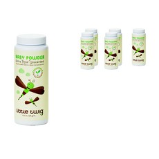 Little twig 嬰兒無香爽身粉, 6罐, 128g