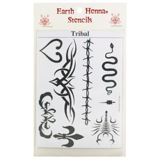 EARTH HENNA 模具包部落, 1個, 黑色
