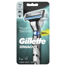 Gillette 吉列 Mach3鋒速系列刮鬍刀, 1個, 1入