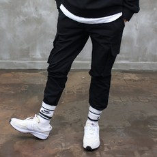 CONFIAR 男士刷毛防水工裝束口褲 TC7407W