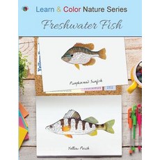 (英文圖書) Freshwater Fish 平裝版, Learn & Color Books, 英文