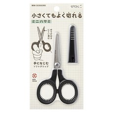日本 MIDORI 迷你剪刀, 1個, 黑A