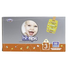 bbtips 黏貼型尿布, 第3階段, 86片
