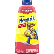 Nesquik 草莓風味糖漿, 1瓶, 623.6g