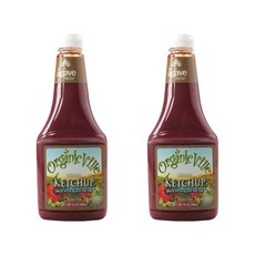 Organicville 番茄醬素食無麩質, 2個, 680克