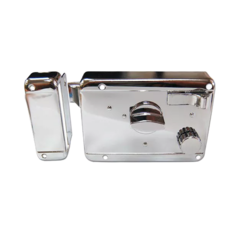 SILVER BIRD 銀鳥牌 專利三段鐵門鎖, 1個, 不銹鋼色