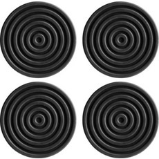 Trudeau Maison 過山車杯墊 4 件裝, 黑色的