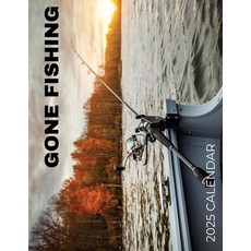 (英文圖書) Gone Fishing 2025 Calendar 平裝版, Baldega Books, 英文