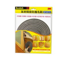 3M氣密隔音防撞毛刷(室內室外用) 防撞毛刷 防蚊蟲 防噪音 防冷氣外洩 高密合性