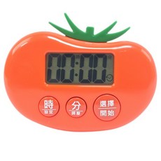 CATIGA 蕃茄造型計時器 ST-295，大螢幕大音量正/倒數計時器，廚房計時好幫手, 一個入