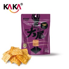 KAKA 大尾醬燒魷魚餅 30g 原味, 詳見包裝, 詳見包裝