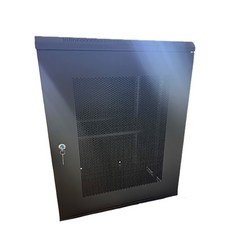 昌運監視器 15U網門型機櫃 網路機櫃 伺服器機櫃 電腦機櫃 含一個層板 可鎖 可壁掛 白色, 1個, 15U網門機櫃