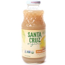 Santa Cruz Organic 檸檬汁, 1個, 473毫升