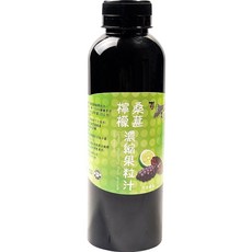 村子口老農手摘 檸檬味桑椹濃縮果粒汁, 1瓶, 600cc