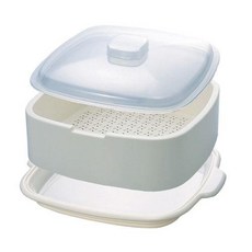 【東京速購】日本製 SEIEI 微波加熱盒 透氣孔蓋 耐熱, 白色, 1個