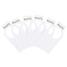 oenophilia 紅酒分類標籤組 6入+擦擦筆, 1個, 白色的