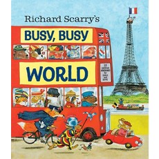 (英文圖書) Richard Scarry's Busy Busy World 精裝版, Golden Books, 英文