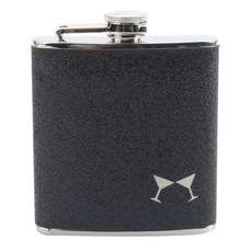 BLUSH 不鏽鋼燒瓶 177.4ml, 1個, 黑色+不銹鋼