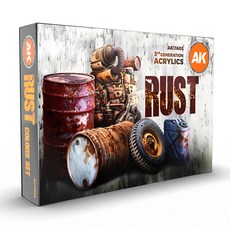AK 鏽色套組 RUST AND ABANDONED 模型專用鏽蝕效果顏料組 多種鏽色選擇 輕鬆打造廢棄質感