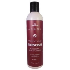 ZION HEALTH 阿達瑪古泥面部磨砂拋光黑櫻桃, 1個, 236ml