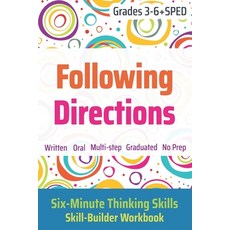Following Directions (Grades 3-6 + SPED): Six-Minute Thinking Skills 平裝版, Happy Frog Press, 英文