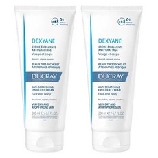 DUCRAY 護蕾 Dexyane臉&身體乾癢護理潤膚乳, 2條, 200ml
