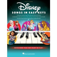 (英文圖書) Disney Songs in Easy Keys - Easy Piano Songbook Featuring 24 Favorites 平裝版, Hal Leonard Publishing Corp..., 英文