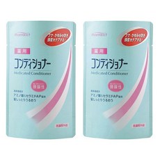 KUMANO 熊野油脂 弱酸性潤髮乳補充包, 2包, 400ml