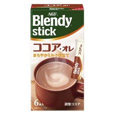 AGF Blendy 可可歐蕾即溶式沖泡粉, 1個, 6入
