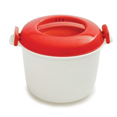 NORPRO 微波爐電飯煲 1.2L 微波容器, 1個, 白+紅