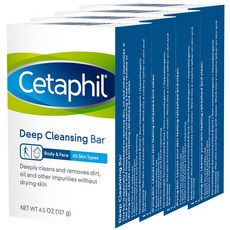 Cetaphil 舒特膚 深層洗面皂, 4盒, 127g