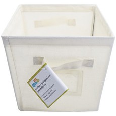 honey can do 錐形豆罐頭帆布籃 M, 1個, 象牙