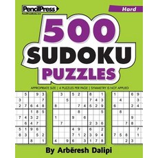 (英文圖書) 500 Sudoku Puzzles: Big Book of 500 Hard Sudoku Puzzles 平裝版, Createspace Independent Pub..., 英文