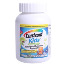 Centrum 兒童綜合維生素/綜合礦物質咀嚼片, 1個, 80入, 80個