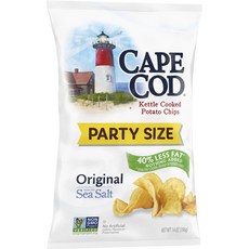 Cape Cod Kettle Cooked洋芋片 原味海鹽, 1個, 396g