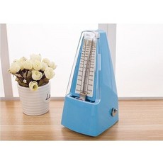 【愛樂城堡】AROMA AM-707 阿諾瑪機械節拍器 發條式節拍器 精準節拍 穩定練習 現貨, 藍色, 1個