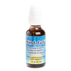 Flower Essence Services Mind-Full Flower Essence & Essential Oil, 1個, 30毫升