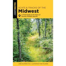 (英文圖書) Scats and Tracks of the Midwest 平裝版, Falcon Press Publishing, 英文