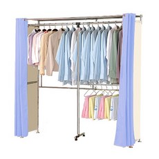 GAOYANG 巴塞隆納 第二代典雅防塵伸縮衣櫥, 白色