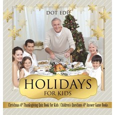 (英文圖書)Holidays for Kids Christmas & Thanksgiving Quiz Book for Kids Children's Questio... 精裝版, Dot Edu, 英文