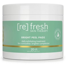 refresh SKIN THERAPY 亮顏去角質棉片, 20片, 1罐