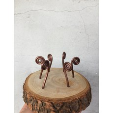 樟木手作空氣鳳梨架子 植物掛架，簡約風格，室內裝飾，綠意生活, 原木色, 1個