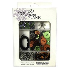 buttons galore&more 工藝裝飾鈕扣套組, 1個, 萬聖節之夜