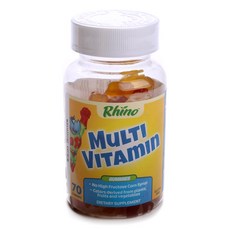 NutritionNow Rhino綜合維他命小熊軟糖, 1瓶, 70顆